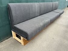 Grey banquette booth for sale  HENFIELD