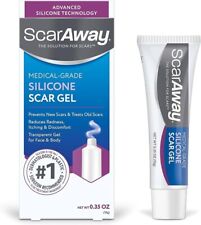 ScarAway Medical-Grade Silicone Scar Gel Diminishing New & Old Scars 0.35 Oz for sale  Shipping to South Africa