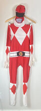 Unisex Mighty Morphin Power Red  Rangers Morph Costume SIZE MEDIUM for sale  Shipping to South Africa