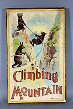 Antique Parker Brothers CLIMBING THE MOUNTAIN Board Game In Box, used for sale  Shipping to South Africa