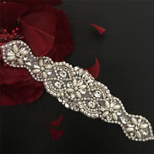 Diamante bridal applique for sale  Shipping to Ireland