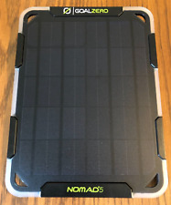 Panel solar portátil Goal Zero Nomad 5 monocristalino 5 vatios # 11500 , usado segunda mano  Embacar hacia Argentina