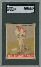 1933 Goudey #6 Jimmy Dykes (36 años en biografía) Medias Blancas de Chicago SGC auténtico, usado segunda mano  Embacar hacia Argentina