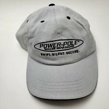 Power Pole Shallow Water Anchor Fishing Hat Cap Gray Adult Used Strapback G26 for sale  Parkersburg