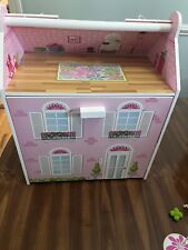 Teamson Kids Wooden Dollhouse with Accessories for sale  Shipping to South Africa