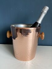 Vintage Stockli Netstal Hammered Copper Wine Champagne Cooler Ice Bucket c1970s for sale  Shipping to South Africa