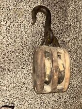 Wood block tackle for sale  Siren