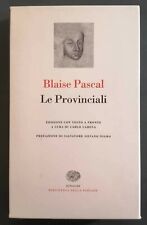 Blaise pascal provinciali usato  Firenze