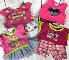 Lote de 8 Pantalones Cortos Camisas y Falda Build A Bear Workshop BABW 0090 segunda mano  Embacar hacia Mexico