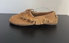 Minnetonka Leather Moccasin Fringe Size 8 for sale  Shipping to South Africa