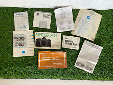 Lote de manuales de cámara vintage folletos guías de Kodak y otros segunda mano  Embacar hacia Argentina