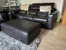 Brown leather furniture for sale  LONDON