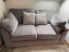 charcoal fabric 2 seater sofa for sale  BURTON-ON-TRENT
