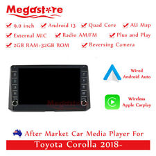 GPS estéreo automático 9” Android 13 Carplay unidade principal para Toyota Corolla 2018-, usado comprar usado  Enviando para Brazil