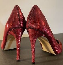 Red sequined stilettos for sale  Las Vegas
