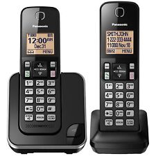 Used, Panasonic Expandable Cordless Phone System with 2 Handsets KX-TGC352B  for sale  Shipping to South Africa