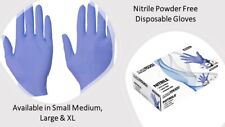 Disposable blue nitrile for sale  LEICESTER