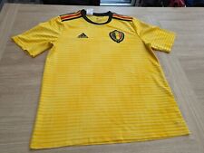 Camisa de futebol 2018 Bélgica fora Adidas idade 15-16 anos crianças Euro 24 euros comprar usado  Enviando para Brazil