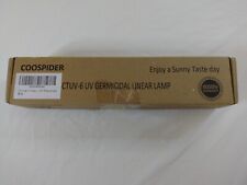 Coospider UV lâmpada linear germicida cobre até 100 pés quadrados ~ CTUV-6 ~ nova caixa aberta, usado comprar usado  Enviando para Brazil