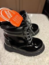 Usado, Lindas botas de bebé nuevas con etiqueta Wonder Nation. Cómodo, talla 5. Negro segunda mano  Embacar hacia Argentina