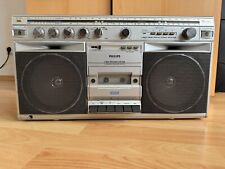 Vintage PHILIPS POWERPLAY MACHINE D 8514 Stereo Radio Kassette Boombox  comprar usado  Enviando para Brazil