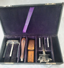 Juego de caja grande WILBERT con navaja de afeitar, stropper y 2 cuchillas de marca segunda mano  Embacar hacia Mexico