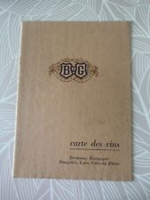 Carte vins vierge d'occasion  Boulogne-sur-Mer