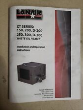Waste Oil Heater Parts - Lanair XT series NEW parts see description for sale  Knoxville