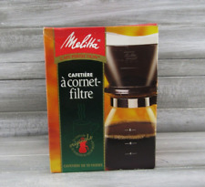 Melitta 6 tazas filtro de cono cafetera cafetera perfección jarra nueva en caja abierta segunda mano  Embacar hacia Mexico
