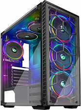 Musetex Phantom Black ATX Mid Tower Desktop Computer Gaming Case for sale  Shipping to South Africa