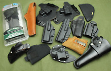 Lote de 14 coldres de pistola semi e revólver couro e clipe de cinto Kydex IWB, usado comprar usado  Enviando para Brazil