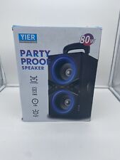Alto-falante Bluetooth sem fio portátil YIER Party Proof 80w preto - caixa aberta comprar usado  Enviando para Brazil