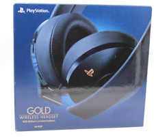 Auriculares inalámbricos dorados Sony PlayStation 4 - 500 millones edición limitada - en caja, usado segunda mano  Embacar hacia Argentina