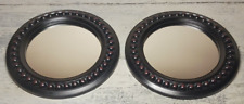 2 espelhos decorativos de parede com moldura design de vigia redondo 14" de diâmetro. Quadro - 9" de diâmetro. Espelhos comprar usado  Enviando para Brazil