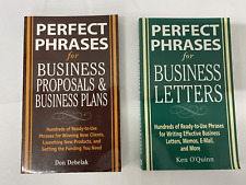 Lote de 2 livros de frases perfeitas para cartas comerciais e propostas comerciais comprar usado  Enviando para Brazil