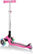 Kids Pink 3 Wheeled Primo Foldable Scooter Adjustable Height & Lights for sale  Shipping to South Africa