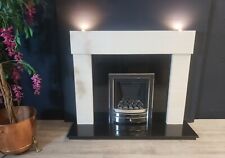 Limestone fireplace black for sale  STOKE-ON-TRENT