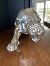 Silver tiger ornament for sale  ST. LEONARDS-ON-SEA