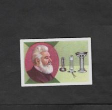 1930's #34 ALEXANDER GRAHAM BELL Inventor German Tobacco Card, used for sale  Shipping to South Africa