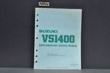 Vintage 1988 Suzuki VS1400 GLJ Intruder Motorcycle Service SUPLEMENTO Manual comprar usado  Enviando para Brazil