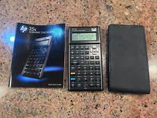 Calculadora científica HP 35S, com estojo e guia de início rápido excelente estado comprar usado  Enviando para Brazil