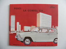 Petite brochure ford d'occasion  France