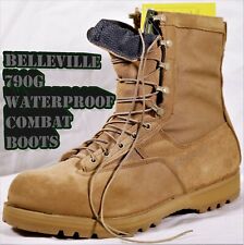 NEW - Belleville 790G Men's Waterproof Military Combat Boots TAN - 14 Extra Wide for sale  Shipping to South Africa
