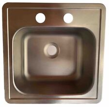 Used, Elkay Dayton 15" Drop In Single Basin Stainless Steel Kitchen Sink for sale  Shipping to South Africa