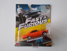 MATTEL FAST & FURIOUS 1970 PLYMOUTH ROADRUNNER  ORANGE - CARDED, used for sale  WATERLOOVILLE