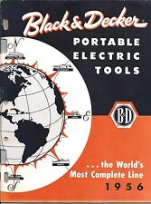 Usado, Catálogo de herramientas eléctricas portátiles Black & Decker 1956 con lista de precios segunda mano  Embacar hacia Argentina
