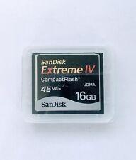Usado, Tarjeta de memoria flash compacta SanDisk Extreme IV 16 GB 45 MB/s UDMA CF (usada) segunda mano  Embacar hacia Argentina
