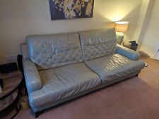 Leather seater sofa for sale  IPSWICH