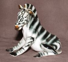 Vintage zebra statue for sale  Earlville