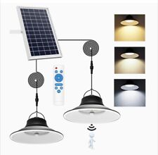 Usado, 2 luzes de sensor de movimento movidas a energia solar gazebo, pingentes reguláveis, controle remoto comprar usado  Enviando para Brazil